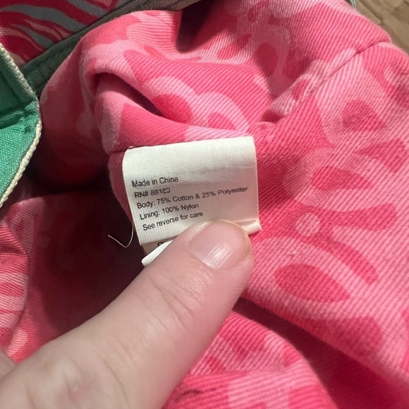 Lilly Pulitzer originals blue, green, and pink floral large tote bag - Picture 11 of 12